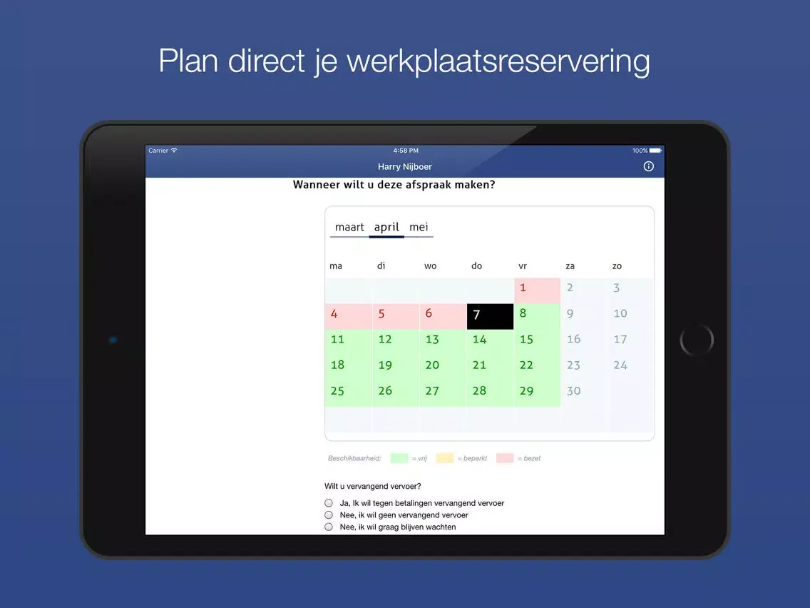 Captures d'écran de Harry Nijboer iPad 