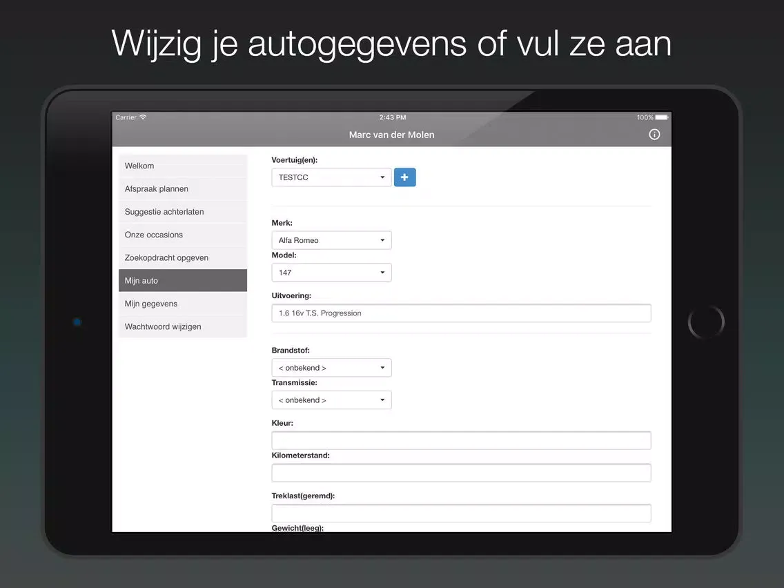 Capturas de pantalla de Marc van der Molen iPad 