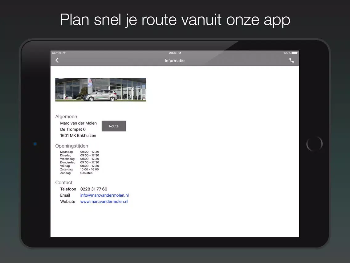 Capturas de pantalla de Marc van der Molen iPad 