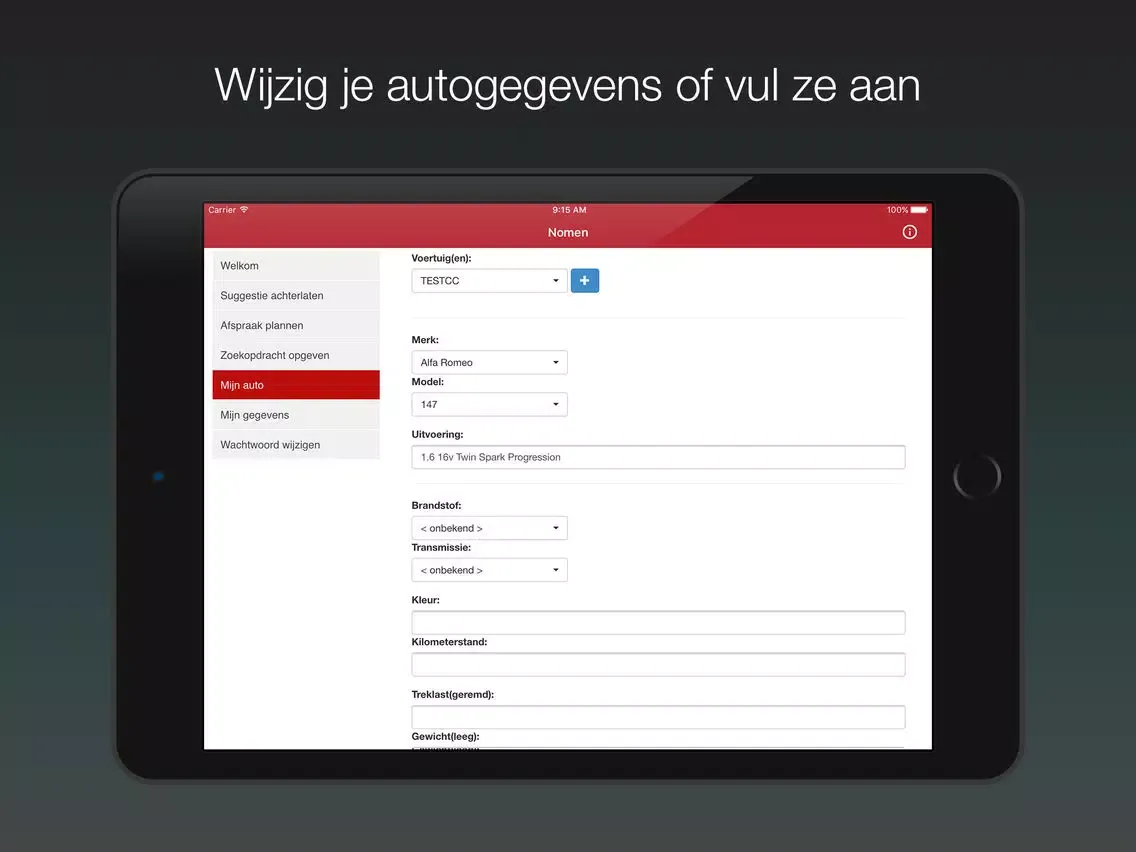 Capturas de tela do Nomen iPad 