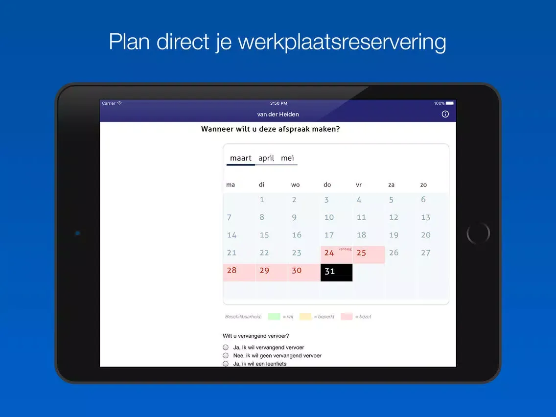 Autobedrijf van der Heiden iPad  Screenshots