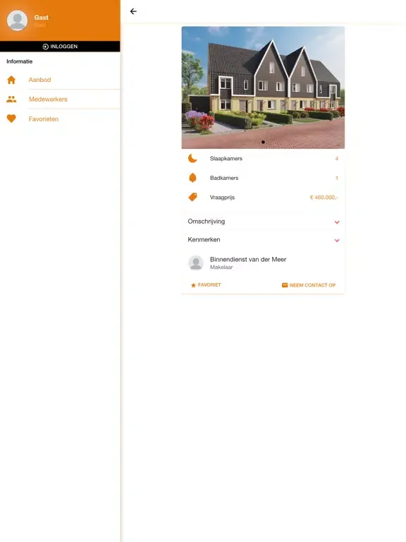 Makelaardij Advies iPad  Screenshots