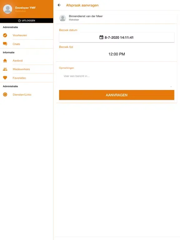 Makelaardij Advies iPad  Screenshots