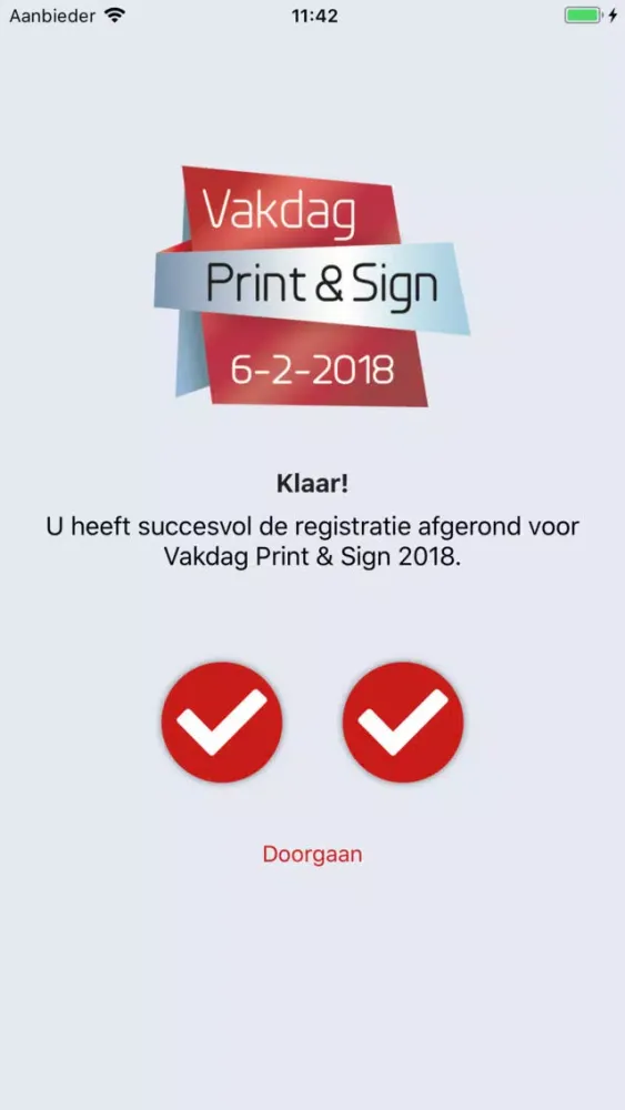 deRegistratiebalie Exhibitors স্ক্রিনশট