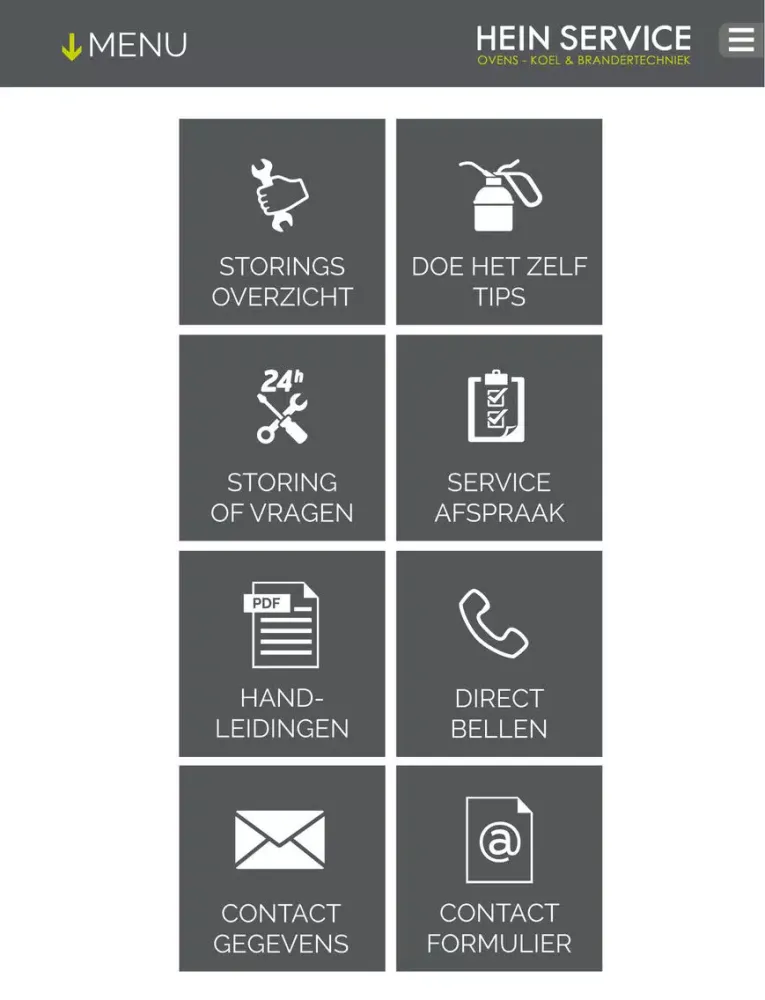 Captures d'écran de Hein Service App iPad 