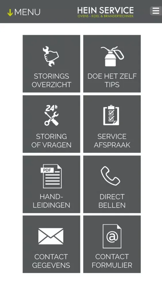 Captures d'écran de Hein Service App