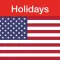 US Holidays - cals with flags