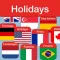 Holidays with flags