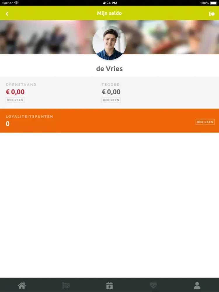 Tangkapan skrin BoukeSport - FeelGoodClub iPad 