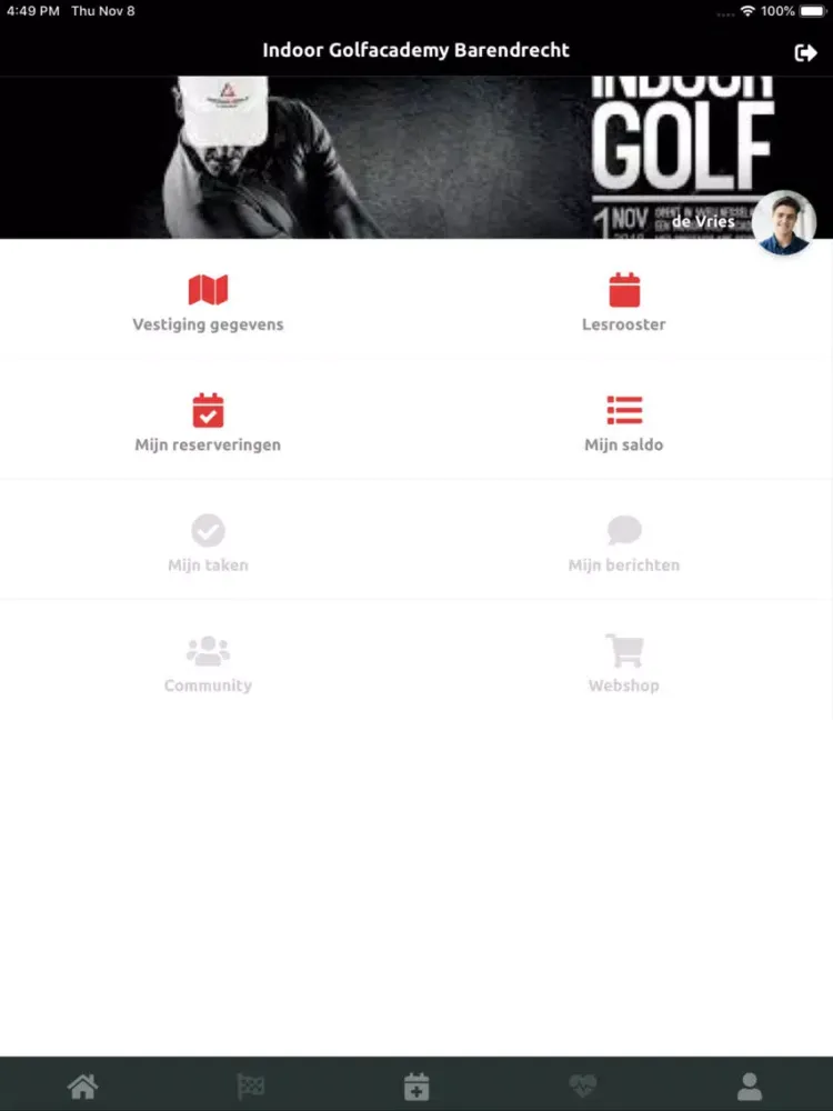 Capturas de pantalla de Indoor Golfacademy Barendrecht iPad 