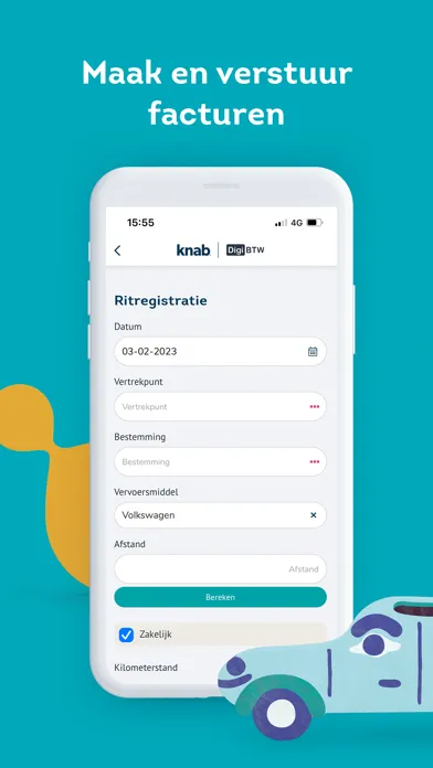 Screenshot di Knab Boekhouden