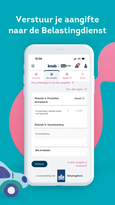 Screenshot di Knab Boekhouden