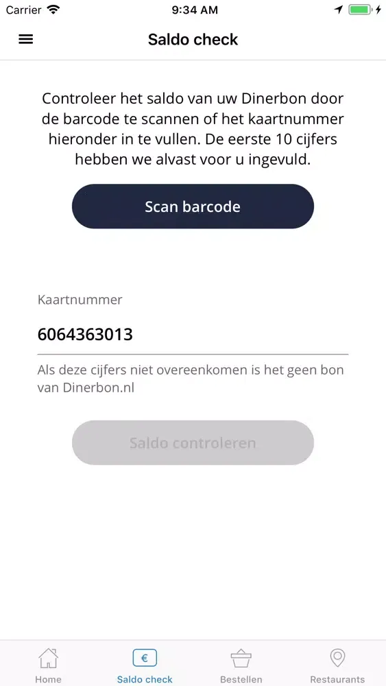 Capturas de pantalla de Dinerbon.nl