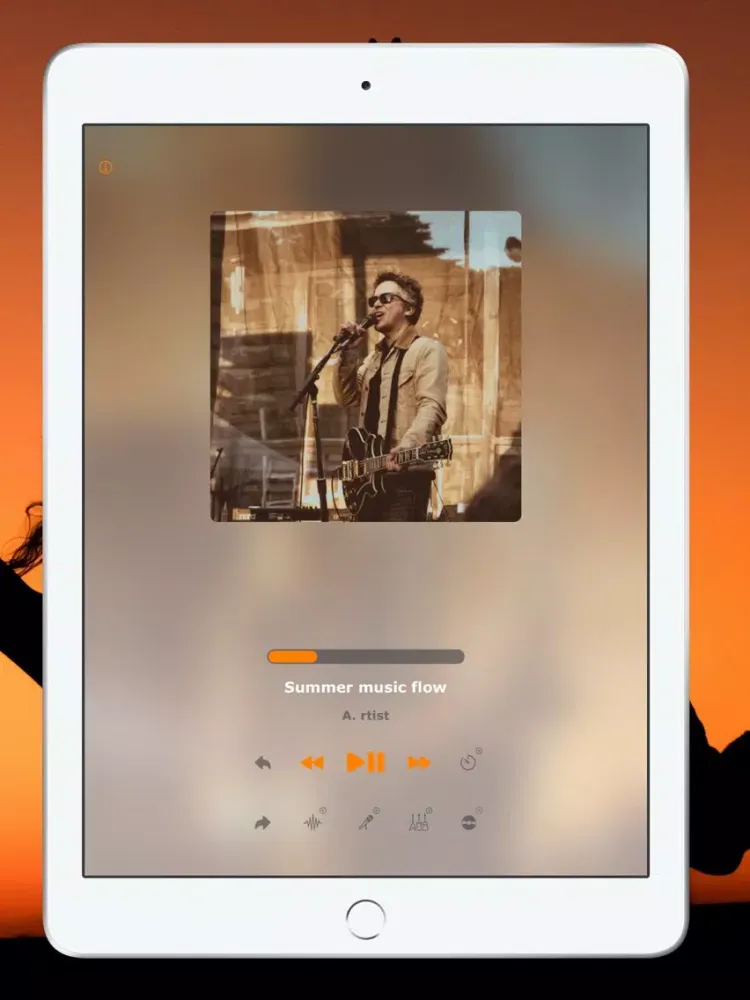 FlowTune: smart music player iPad  Screenshots