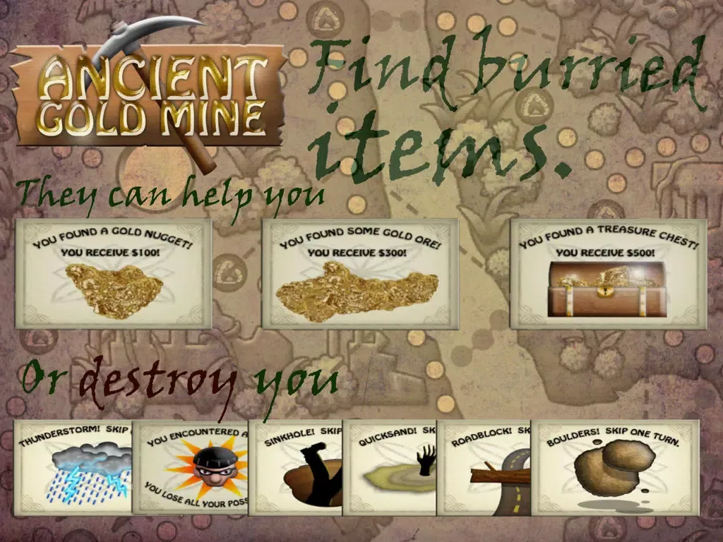 Ancient Gold Mine (board game) iPad  Ekran Görüntüleri