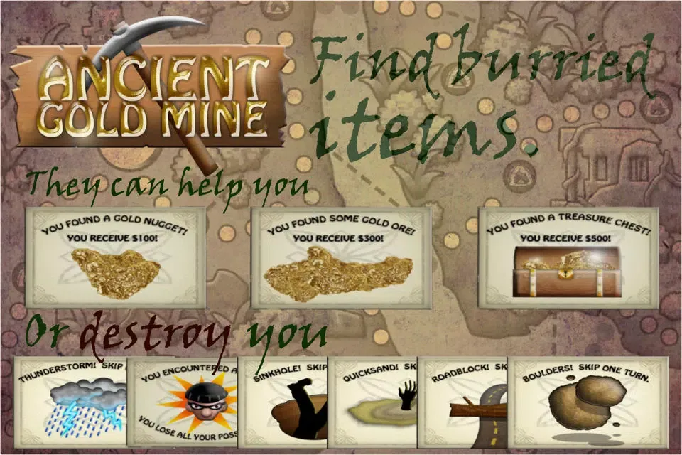Ancient Gold Mine (board game) Ekran Görüntüleri