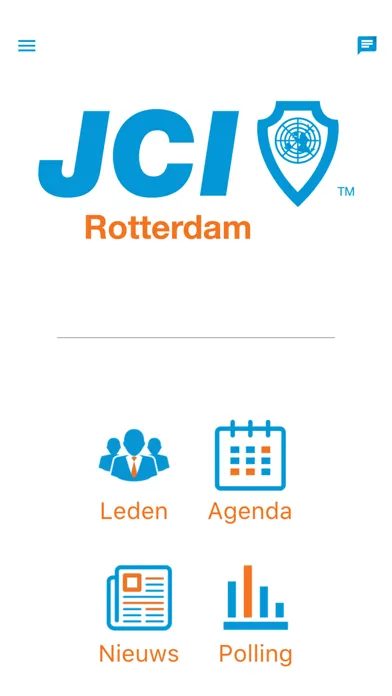 Capturas de tela do JCI App