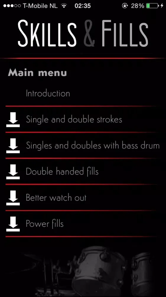 Drum fills video lessons - Skills & Fills Ekran Görüntüleri