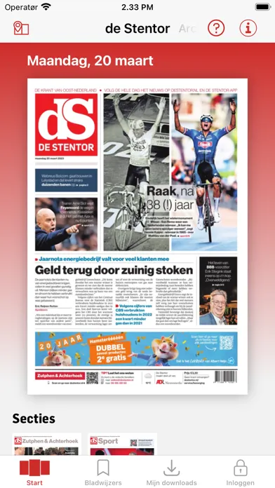 De Stentor - Digitale krant Ekran Görüntüleri