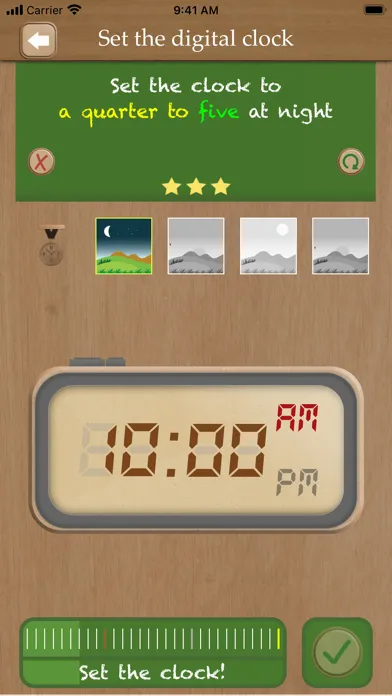 Set the clock سکرین شاٹس
