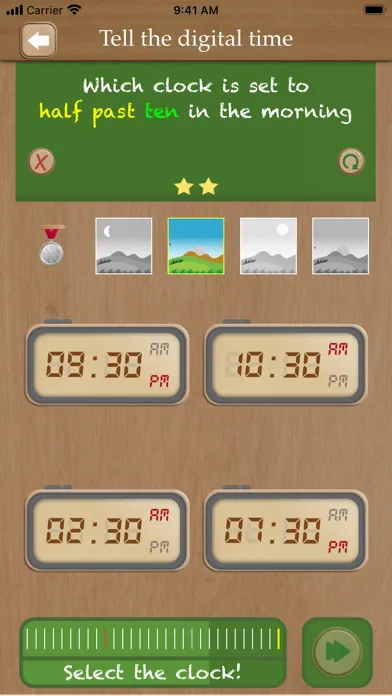 Set the clock سکرین شاٹس