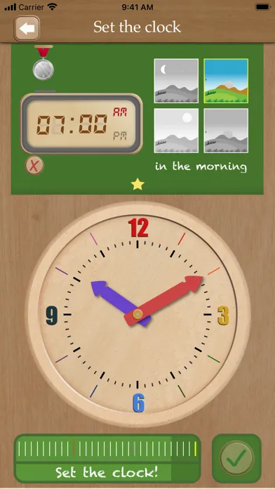 Set the clock سکرین شاٹس