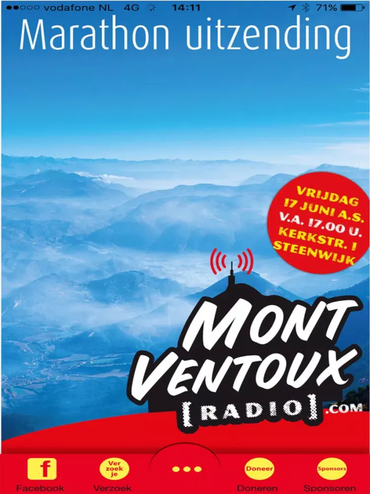 Mont Ventoux Radio iPad  স্ক্রিনশট