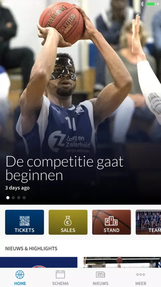 ภาพหน้าจอของ Leiden Basket