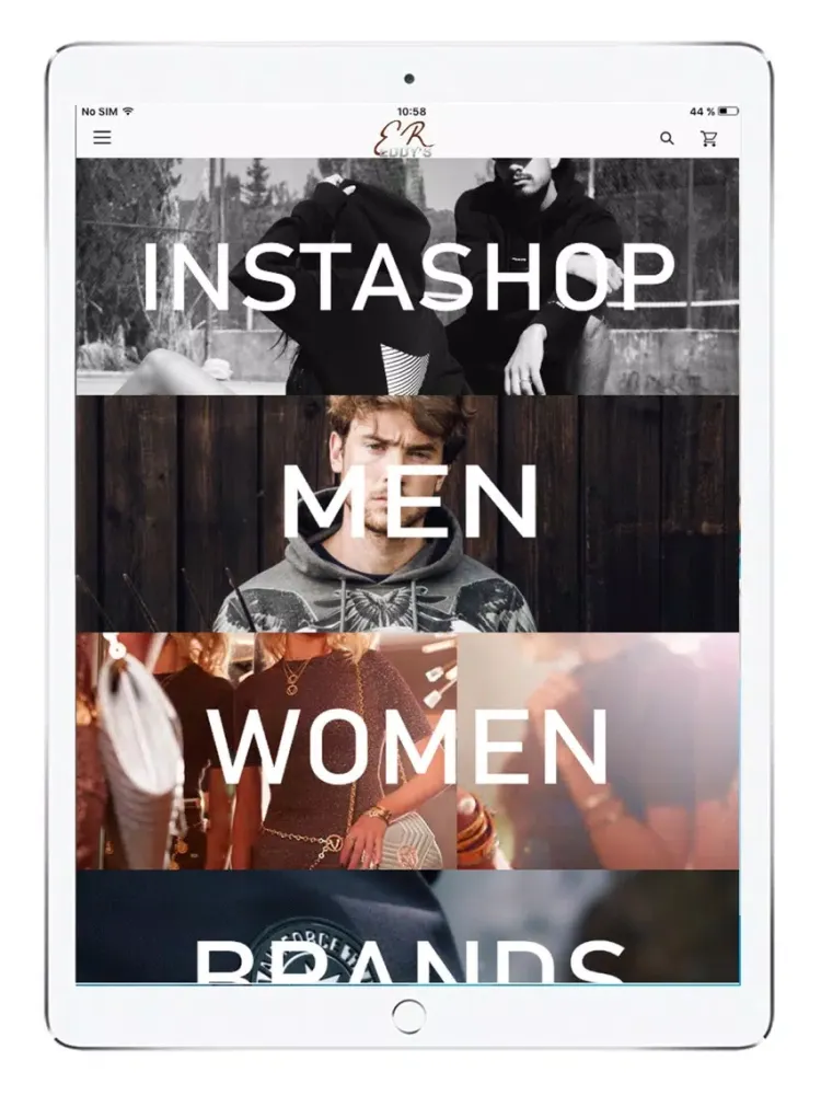 Zrzuty ekranu EDDY’S | Fashion brandstore iPad 