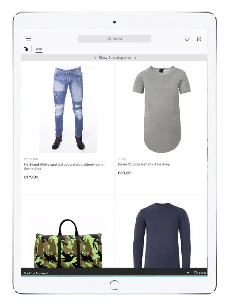 Zrzuty ekranu EDDY’S | Fashion brandstore iPad 
