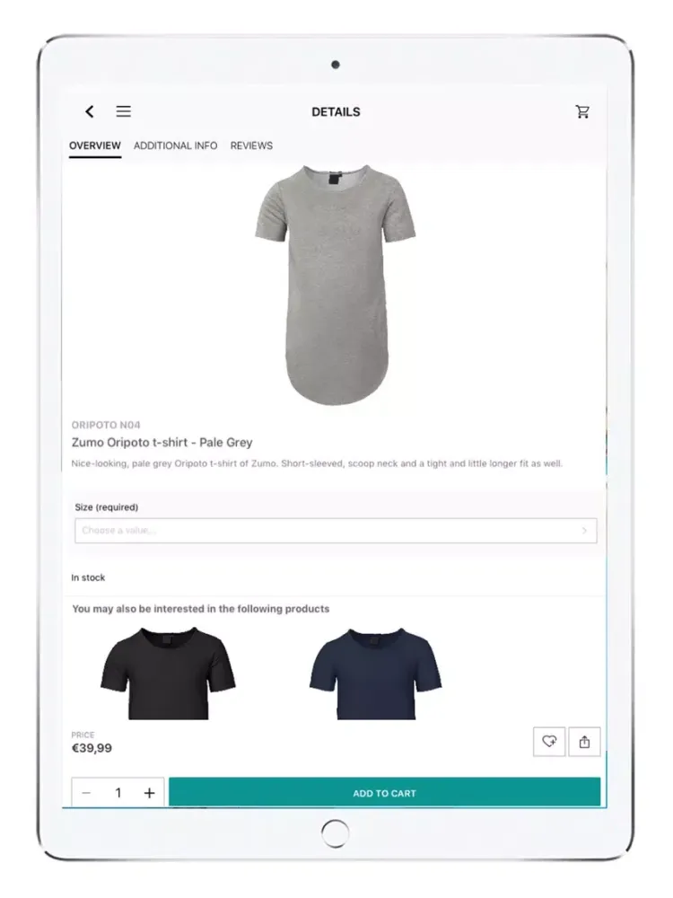 Zrzuty ekranu EDDY’S | Fashion brandstore iPad 