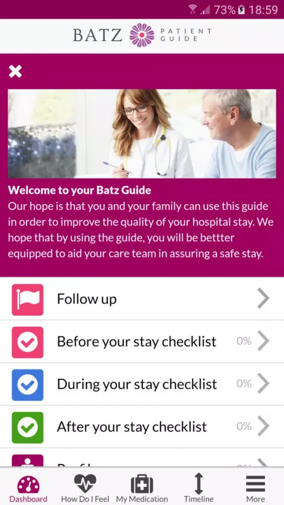 Captures d'écran de Batz Patient Guide
