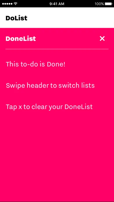 ToDon’tList Screenshots