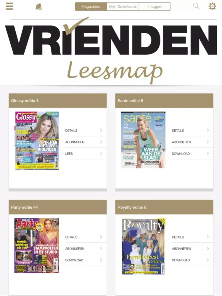 Capturas de tela do Vrienden leesmap iPad 