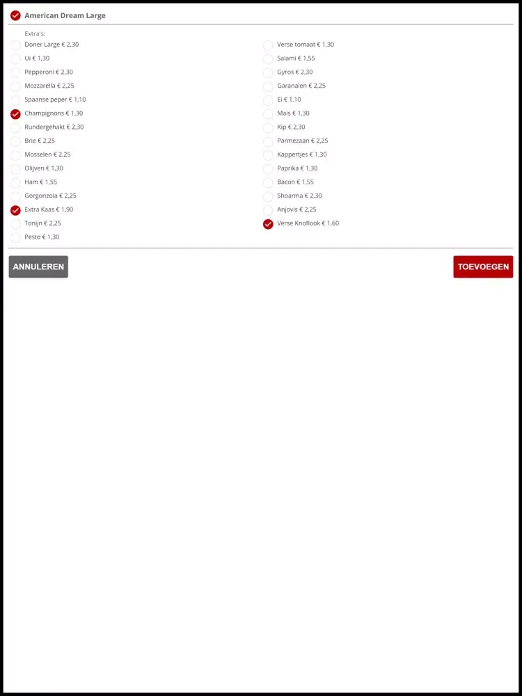 Ribs Company Apeldoorn iPad 应用截图