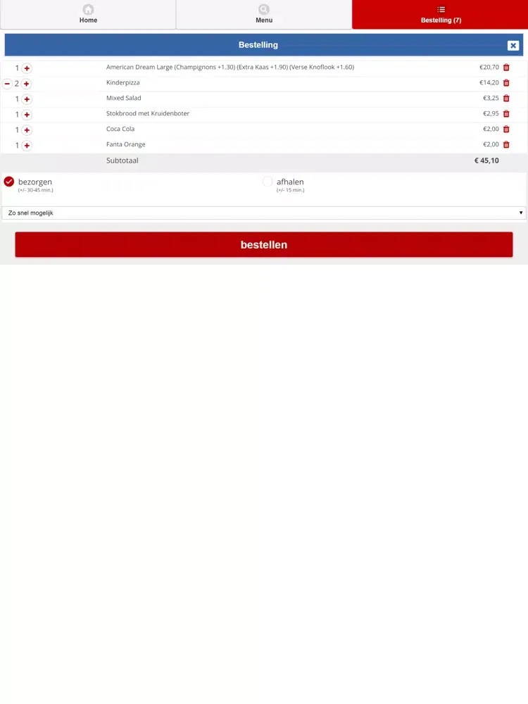 Ribs Company Apeldoorn iPad 应用截图