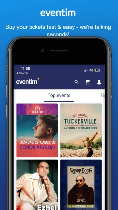 Tangkapan layar EVENTIM NL
