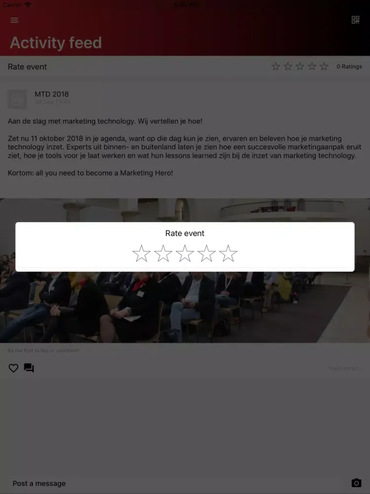 Marketing Technology Day 2018 iPad  سکرین شاٹس