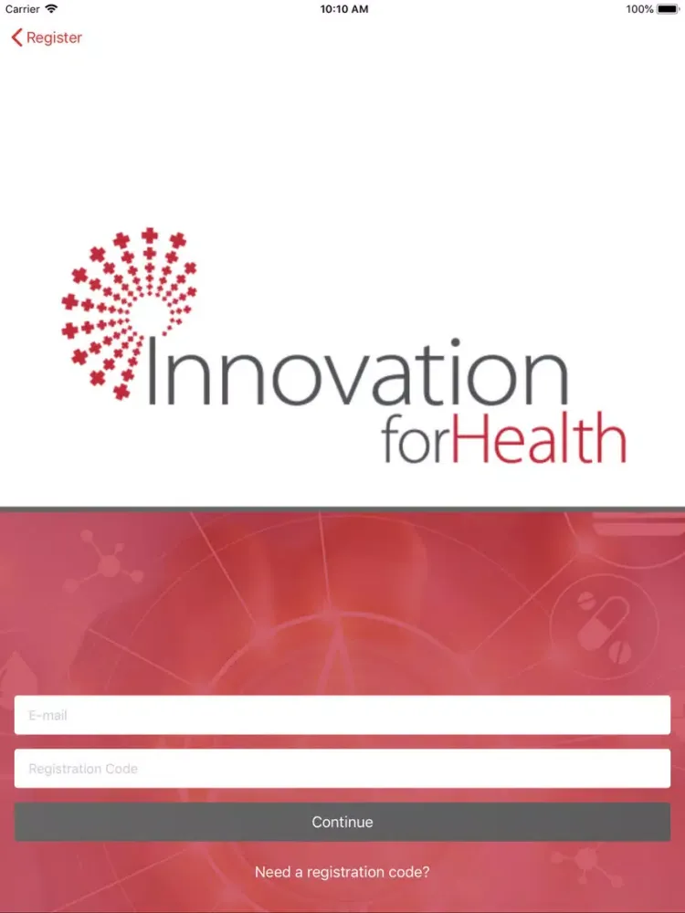Zrzuty ekranu Innovation for Health 2019 iPad 