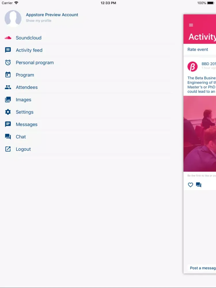 Beta Business Days 2019 iPad  Screenshots