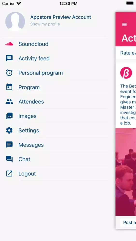 Beta Business Days 2019 Screenshots