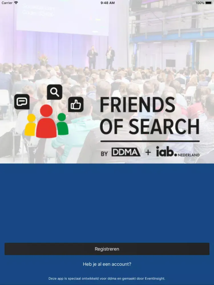 Capturas de tela do Friends of Search iPad 