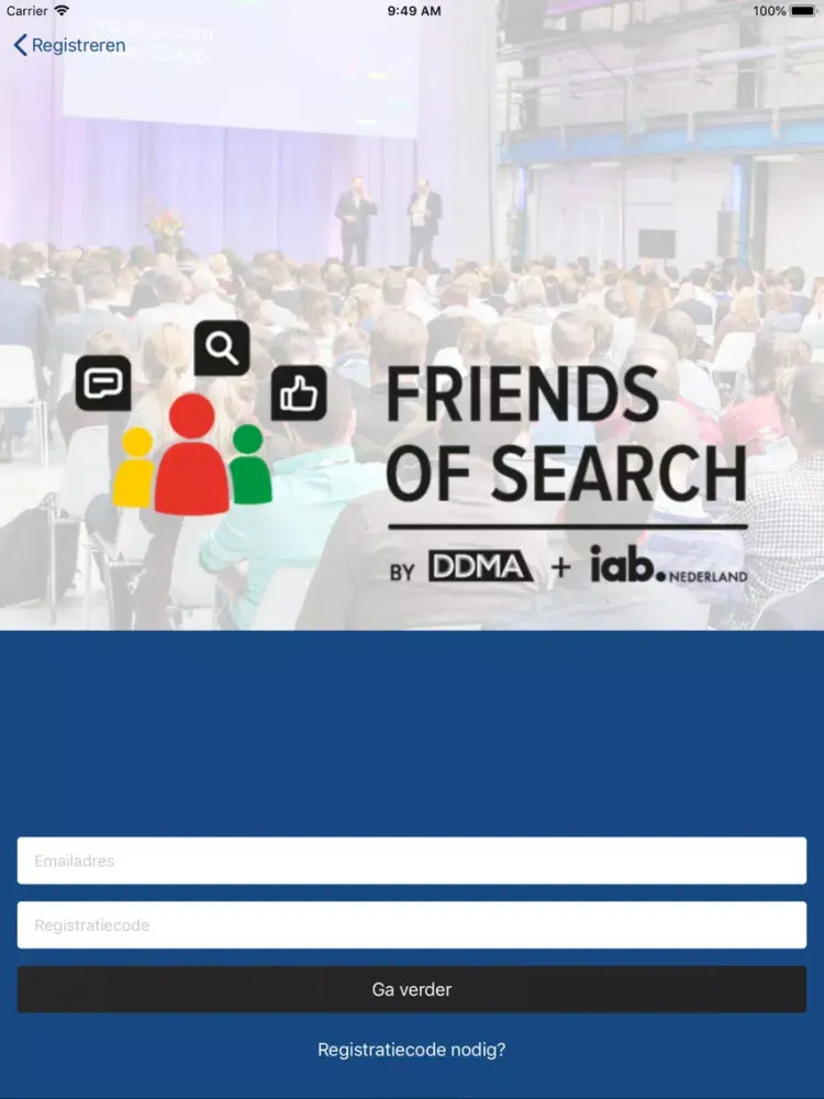 Capturas de tela do Friends of Search iPad 