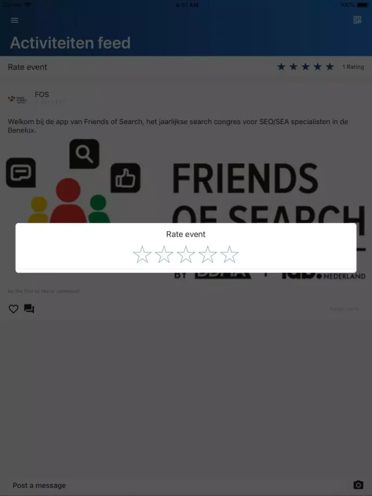 Capturas de tela do Friends of Search iPad 
