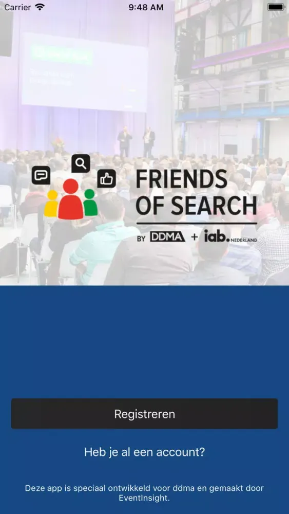Capturas de tela do Friends of Search