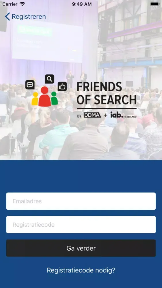 Capturas de tela do Friends of Search
