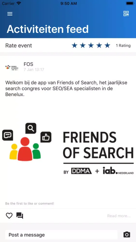 Capturas de tela do Friends of Search