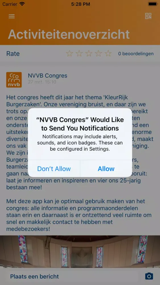Tangkapan layar NVVB Congres 2019
