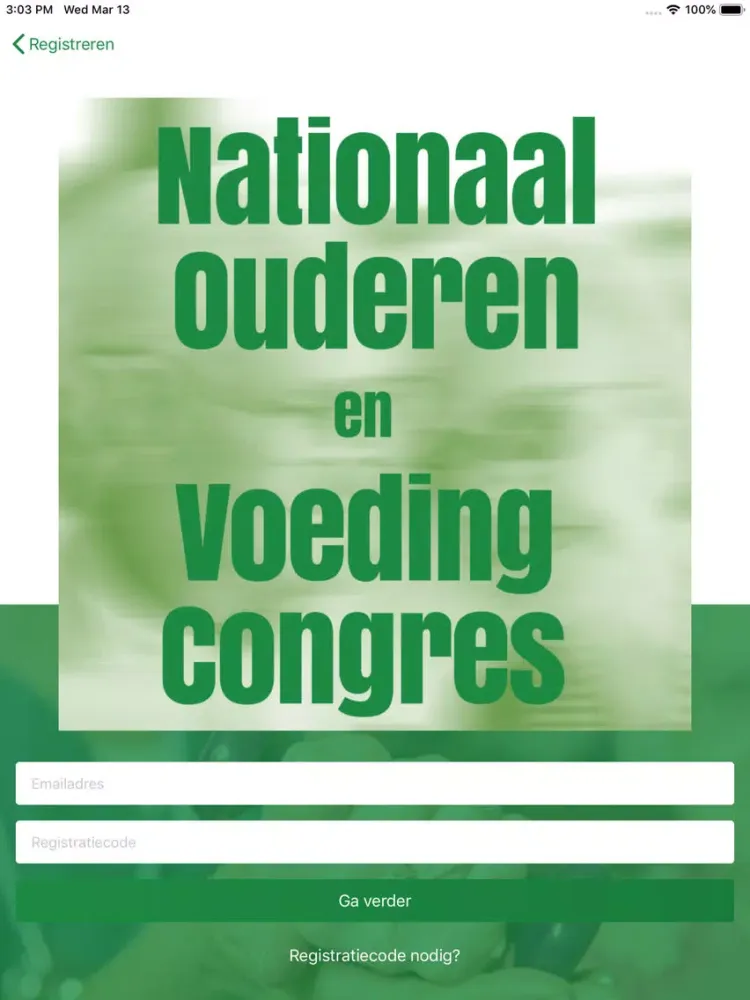 Ouderen en Voeding iPad 應用截圖