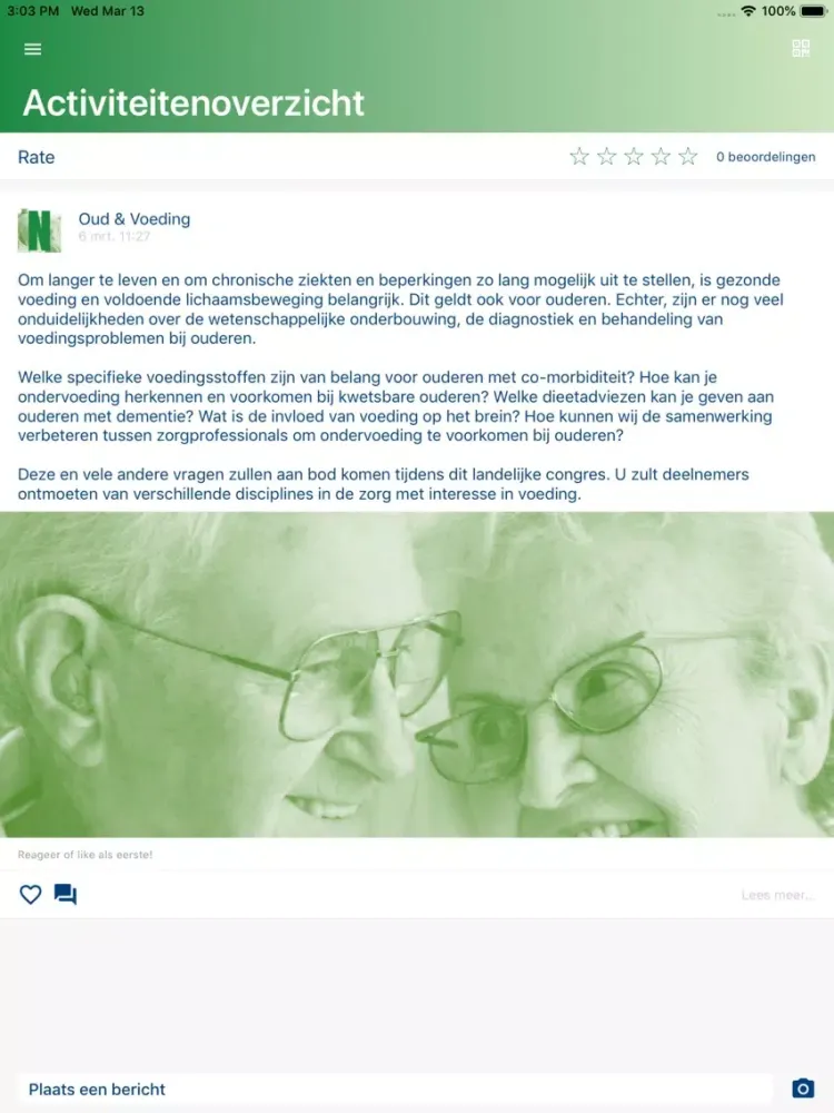 Ouderen en Voeding iPad 應用截圖